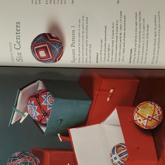 The Temari Book Making Japenese Tread Balls techniques patterns•1999• How to DIY - Picture 10 of 16